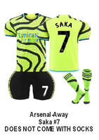 Arsenal Away Saka