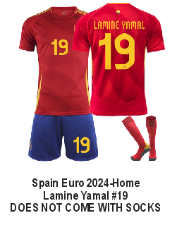 Spain Euro Home Yamal